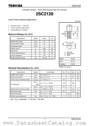 2SC2120 datasheet pdf TOSHIBA