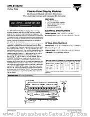 APD-016A070 datasheet pdf Vishay