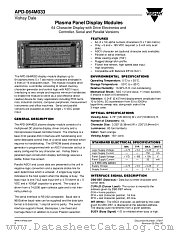 APD-064M033 datasheet pdf Vishay