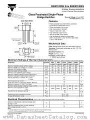 B40C1000G datasheet pdf Vishay