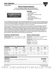 APD-128G032A datasheet pdf Vishay