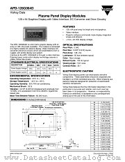 APD-128G064D datasheet pdf Vishay