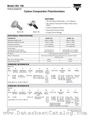 MODELS 185, 186 datasheet pdf Vishay