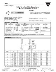 194D datasheet pdf Vishay