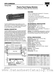 APD-240M026A datasheet pdf Vishay