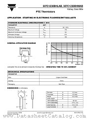 307C1230 datasheet pdf Vishay