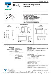 TFS datasheet pdf Vishay