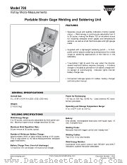 MODEL 700 datasheet pdf Vishay