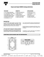 DG201B datasheet pdf Vishay