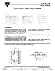 DG212B datasheet pdf Vishay