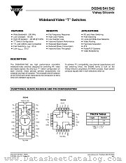 DG541 datasheet pdf Vishay