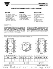 DG641 datasheet pdf Vishay