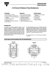 DG534A datasheet pdf Vishay