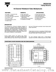 DG535 datasheet pdf Vishay