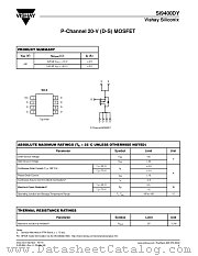 SI9400DY datasheet pdf Vishay