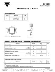 SI9410DY datasheet pdf Vishay