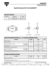 SI6956DQ datasheet pdf Vishay