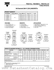 TN2410L datasheet pdf Vishay