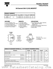 TN2460L datasheet pdf Vishay