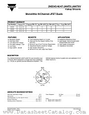 2N5546JAN datasheet pdf Vishay