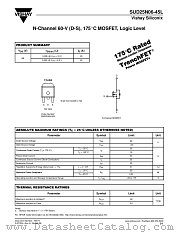 SUD25N06-45L datasheet pdf Vishay