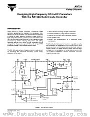 AN701 datasheet pdf Vishay