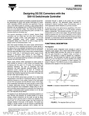 AN703 datasheet pdf Vishay