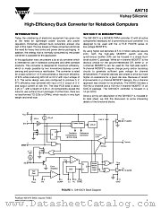 AN710 datasheet pdf Vishay