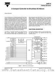 AN714 datasheet pdf Vishay