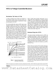 AN105 datasheet pdf Vishay