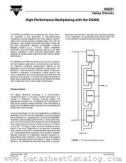 AN201 datasheet pdf Vishay