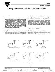 AN208 datasheet pdf Vishay