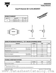 SI6933DQ datasheet pdf Vishay