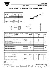 SI6923DQ datasheet pdf Vishay