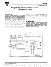 AN723 datasheet pdf Vishay