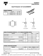 SI4965DY datasheet pdf Vishay