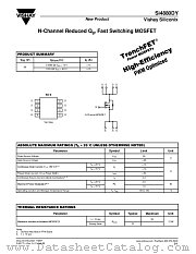 SI4880DY datasheet pdf Vishay