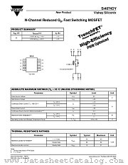 SI4874DY datasheet pdf Vishay