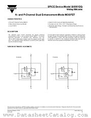 SI6801DQ-DS datasheet pdf Vishay