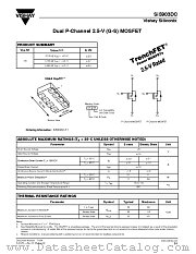 SI5903DC datasheet pdf Vishay