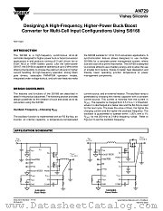 AN729 datasheet pdf Vishay