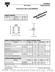 SI3430DV datasheet pdf Vishay