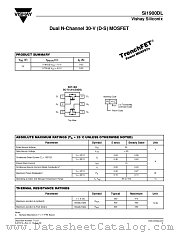 SI1900DL datasheet pdf Vishay