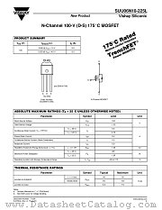 SUU06N10-225L datasheet pdf Vishay