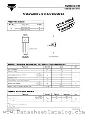 SUU50N03-07 datasheet pdf Vishay