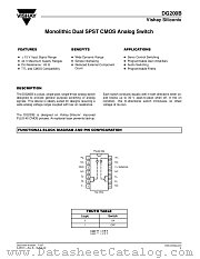 DG200B datasheet pdf Vishay