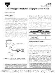 AN817 datasheet pdf Vishay