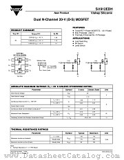 SI1912EDH datasheet pdf Vishay