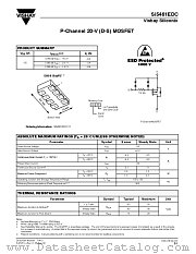 SI5461EDC datasheet pdf Vishay