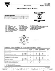 SI1026X datasheet pdf Vishay